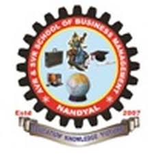 Avr and Svr School of Business Management logo
