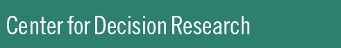 Center for Decision Research logo