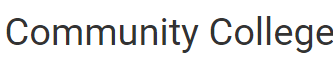 Community College logo