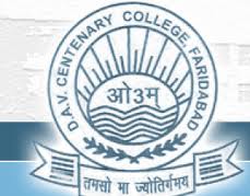 DAV Centenary College logo