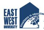 East West University Bangladesh logo