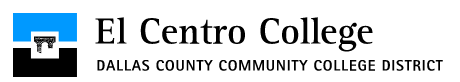 El Centro College logo