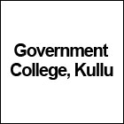 Govt Degree College Kullu logo