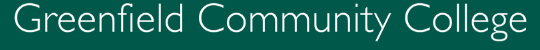 Greenfield Community College logo