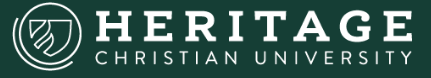 Heritage Christian University logo