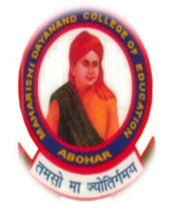 Maharishi Dayanand College of Education logo