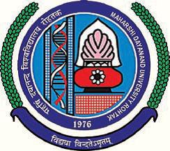 Maharshi Dayanand University	Rohtak logo