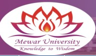 Mewar University  Chittorgarh logo