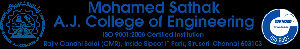 Mohamed Sathak AJ College of Engineering logo