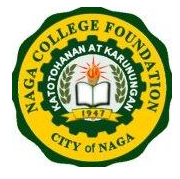 Naga College Foundation logo