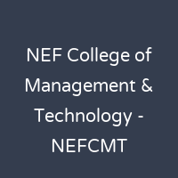 NEF College of Management and Technology logo