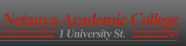 Netanya Academic College of Information Sys Management logo