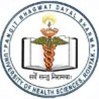Pandit Bhagwat Dayal Sharma University of Health Sciences Rohtak logo