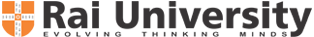 Rai University logo