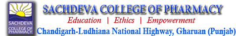 Sachdeva College of Pharmacy logo