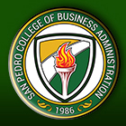 San Pedro College of Business Administration logo
