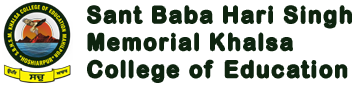 Sant Baba Hari Singh Memorial Khalsa College of Education logo