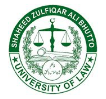 Shaheed Zulfiqar Ali Bhutto University of Law logo