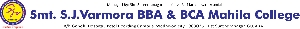 Smt S J Varmora B B A & B C A Mahila college logo