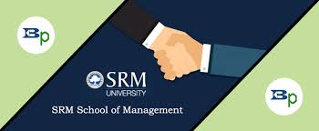 SRM Universitys School of Management logo