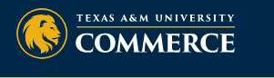 Texas A and M University Commerce logo