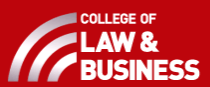 The College of Law and Business logo