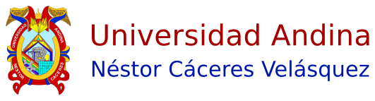 Universidad Andina Nestor Caceres Velasquez logo