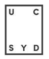 University College South Denmark UC SYD logo