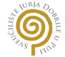 University of Juraj Dobrila in Pula logo